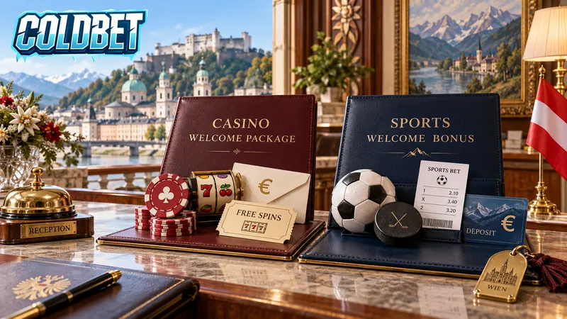 Wahl zwischen Casino-Paket und Sportwetten-Bonus bei Coldbet