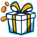 Geschenk als Symbol für den Willkommensbonus